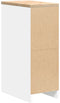 vidaXL - Garagekast - 30x51x85 - cm - massief - grenenhout - wit