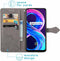 iMoshion Hoesje Geschikt voor Realme 8 Pro / Realme 8 Hoesje Met Pasjeshouder - iMoshion Mandala Bookcase - Grijs