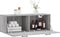 vidaXL - Wandkast - 100x36,5x35 - cm - bewerkt - hout - grijs - sonoma - eikenkleurig