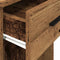 vidaXL - Computertorenstandaard - met - lade - 35x45x77 - cm - oud - houtkleurig