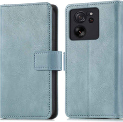 iMoshion Hoesje Geschikt voor Xiaomi 13T Pro / 13T Hoesje Met Pasjeshouder - iMoshion Luxe Bookcase - Lichtblauw