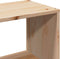 vidaXL - Hoofdbord - met - opbergruimte - 75 - cm - massief - grenenhout