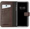 Selencia iPhone Xs - Echt Lederen Bookcase - 3 Pashouders - Bruin