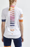 Craft HMC ENDUR GRAPHIC JERSEY W - Fietsshirt - Vochtregulerend - WHITE-GLORY - Maat L