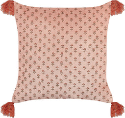 RUMHORA - Sierkussen set van 2 - Roze - 45 x 45 cm - Fluweel