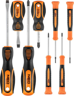 Neo-Tools – Schroevendraaierset SL en PH (8-delig)