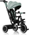 Lionelo Berry - Driewieler 2in1 - Tot 25kg - 360° draaibare stoel - Verstelbare duwstang - Groene kleur