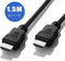 Nedis High-Speed 1.5m HDMI-Kabel - HDMI met Ethernet - 4K 3D Deep Color - Zwart