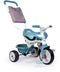 Smoby Be Move Comfort - Driewieler met duwstang - Veiligheidsfeatures - Pastel Blauw