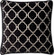Dutch Decor LOTH - Kussenhoes velvet Raven 45x45 cm - zwart - met rits