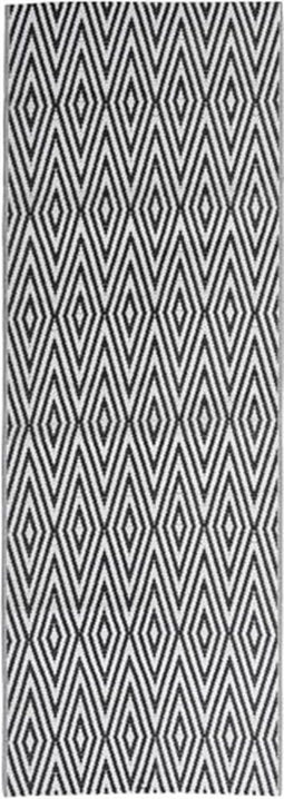 vidaXL - Buitenkleed - ARAKIL - 80x250 - cm - polypropeen - zwart