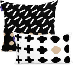 Kussenhoes HappyFriday Blanc Blush sand Multicolour 2 Onderdelen