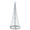 LED Kerstboom met 230 LED Koudwit 71 x 71 x 184.5 cm Metaal