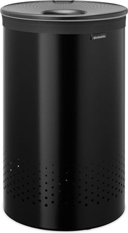 Brabantia Wasmand - 60 l - Quick-Drop opening - Matt Black / Dark Grey
