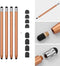 4 stuks - Stylus touchscreen pennetjes - Goud