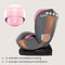 Lionelo Bastiaan - i-Size Autostoeltje 4in1 - 360° Draaibaar - ISOFIX & Top Tether - Groep 0-1-2-3 (40-150 cm) - SideProtect - Memory Foam Hoofdsteun - RWF & FWF - Verstelbare Hoofdsteun & Rugleuning - DriSeat Luchtcirculatie - Grijs/Roze