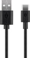 Goobay 45293 - USB-C™ opladerset - 5 W voedingseenheid met 1 m kabel - Zwart