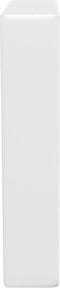 vidaXL - Wandbeugels - voor - wasbak - 2 - st - trapezium - staal - wit