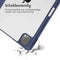 imoshion Tablet Hoes - Geschikt voor iPad Pro 11 (2022) / Pro 11 (2021) / Pro 11 (2020) / Pro 11 (2018) - Trifold Hardcase Bookcase - Donkerblauw