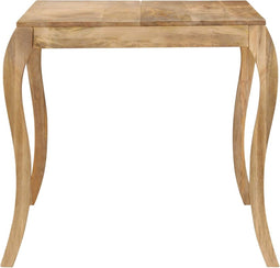 vidaXL - Eettafel - 135x75x76 - cm - massief - mangohout
