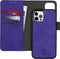 iMoshion Hoesje Geschikt voor iPhone 12 Pro / 12 Hoesje Met Pasjeshouder - iMoshion Uitneembare 2-in-1 Luxe Bookcase - Paars