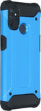 iMoshion Hoesje Geschikt voor OnePlus Nord N100 Hoesje - iMoshion Rugged Xtreme Backcover - Lichtblauw