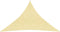 vidaXL - Zonnezeil - 160 - g/m² - 2,5x2,5x3,5 - m - HDPE - beige