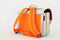 Own Stuff Lederen Boekentas Lagere school - Silver/Oranje rug