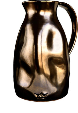 Dutchdeluxes - Luxe - Aardewerk - Karaf - Keramiek - Handgemaakt - Anti-drup - Platinum Goud