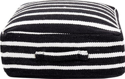 SETTAT - Vloerkussen - Zwart - 50 x cm - Katoen