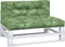 vidaXL - Palletkussens - 2 - st - stof - bladpatroon