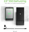 Icy Box IB-200T-C3 - Externe behuizing - 1x 2.5