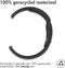 iMoshion Bandje Geschikt voor Samsung Galaxy Watch 3 / 4 (Classic) / 5 (Pro) / 6 (Classic) - iMoshion Siliconen bandje met ronde sluiting - Zwart