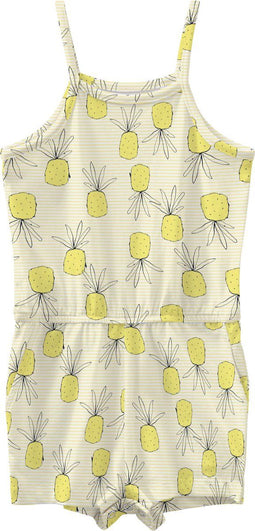 NAME IT NMFVIGGA - Playsuit - Geel met print