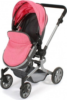 Bayer Chic Poppenwagen Combi Mika Donkerroze