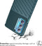 iMoshion Hoesje Geschikt voor Motorola Edge 20 Hoesje Siliconen - iMoshion Thunder Backcover - Groen
