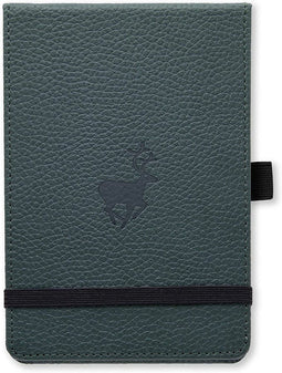 Dingbats A6 Pocket Wildlife Green Deer Notebook - Graphed