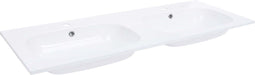 vidaXL - Wastafel - inbouw - dubbel - 1205x460x145 - mm - SMC - wit