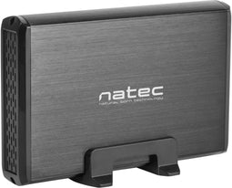 Natec NKZ-0448 - Externe harddiskbehuizing - 3,5 inch SATA III tot 8 TB - USB 3.0 - Zwart