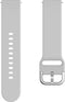 iMoshion Bandje Geschikt voor Samsung Galaxy Watch Active 2 (44mm) / Galaxy Watch Active 2 (40mm) / Galaxy Watch (42mm) / Galaxy Watch 40 mm / Galaxy Watch 3 41mm - iMoshion Siliconen bandje - Lichtgrijs