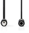 Nedis CAGB22550BK02 - Kabel - 3.5mm naar 6.35mm - Zwart