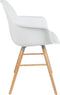 Zuiver Albert Kuip Eetkamerstoelen met armleuning Wit - Set van 2