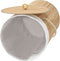 Juskys Curly-Round - Bamboe Wasmand - 55 Liter - Natuurkleur