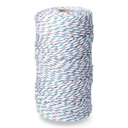 EDM 87916 - Veter koord - Gevlochten 5 mm x 200 m - Tricolor
