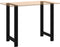 vidaXL - Salontafelpoten - 2 - st - 60x(100-101) - cm - staal - zwart
