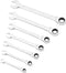 Stanley STMT82846-0 - Ringsteeksleutelset 7-delig - Ratelring - Chroom-vanadiumstaal