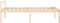 vidaXL - Seniorenbed - massief - grenenhout - wit - 75x190 - cm - Small - Single