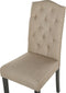 Set van 2 eetkamerstoelen SHIRLEY Beige