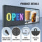 Programmeerbaar LED Reclamebord - 99 x 41 cm - Full Color - WiFi - Zwart