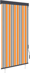 vidaXL - Rolgordijn - voor - buiten - 80x250 - cm - geel - en - blauw
